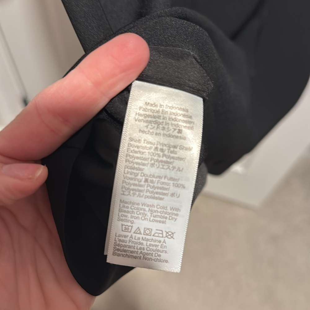 JCrew Black Ruffle Neck Dress - Picture 6 of 6